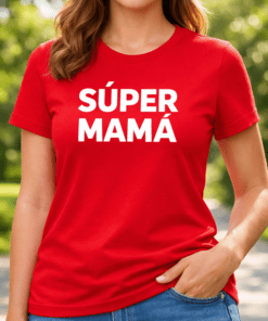 Camiseta divertida SUPER MAMÁ