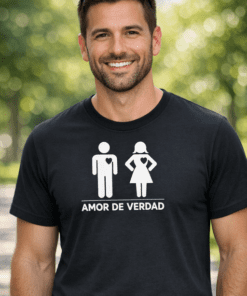 Camiseta divertida AMOR DE VERDAD
