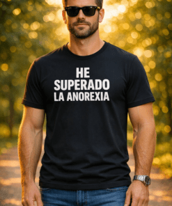 Camiseta divertida HE SUPERADO LA ANOREXIA