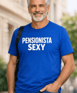 Camiseta divertida PENSIONISTA SEXY