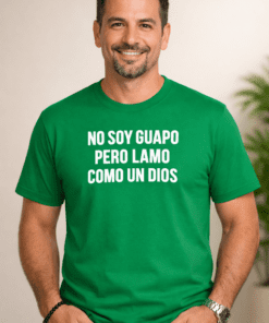Camiseta divertida: No soy guapo, pero lamo como un dios