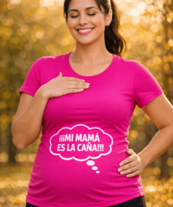 Camiseta premamá "Mi mamá es la caña"