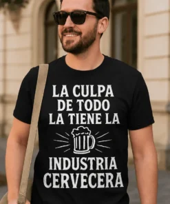 Camiseta divertida Culpa de la industria cervecera como regalo de cumpleaños para amante de la cerveza