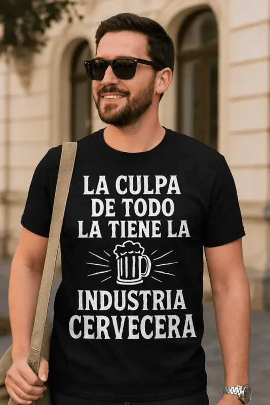 Camiseta divertida Culpa de la industria cervecera como regalo de cumpleaños para amante de la cerveza