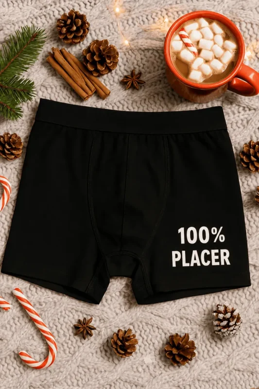 Bóxer divertido 100 por ciento placer con diseño 100% PLACER