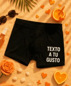 Bóxer divertido Texto personalizado con diseño TEXTO A TU GUSTO