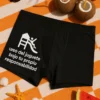 Bóxer divertido con frase uso del juguete bajo tu propia responsabilidad, regalo gracioso