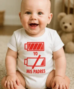Body de bebé Batería con diseño divertido para regalo de bebé y padres