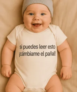 Body de bebé Cámbiame el pañal con diseño divertido para regalo de recién nacido