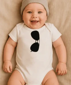 Body de bebé con gafas con diseño divertido para regalo