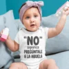 Body de bebé Pregúntale a la abuela con diseño divertido y mensaje para regalar