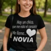 Camiseta divertida Chico que me llama novia con diseño romántico y divertido para regalo
