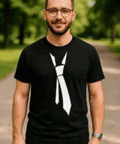 Camiseta divertida corbata de moda como regalo de cumpleaños para amigo con sentido del humor