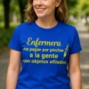 Camiseta divertida Enfermera paga por pinchar con diseño humorístico para enfermera