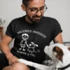 Camiseta divertida mejores amigos con nombre personalizado con el texto MEJORES AMIGOS Andrés y Piki