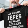 Camiseta divertida Mejores jefes con diseño tipográfico humorístico para regalo de oficina