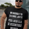Camiseta divertida Mi barriga y yo con diseño humorístico para regalo