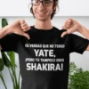 Camiseta divertida No tengo yate con diseño humorístico y frase impresa para regalo