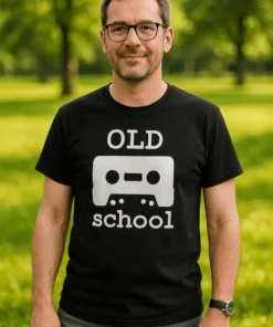 Camiseta divertida Old school como regalo de cumpleaños para fan de lo retro y el humor