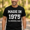 Camiseta divertida Piezas originales año personalizado con diseño vintage de regalo