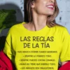 Camiseta divertida Reglas de la tía con diseño humorístico y mensaje para regalar