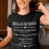Camiseta divertida Reglas de mamá con diseño humorístico y mensaje para regalar