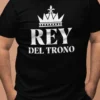 Camiseta divertida Rey del trono con diseño humorístico REY DEL TRONO