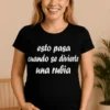 Camiseta premamá Rubia de fiesta con diseño divertido para embarazadas