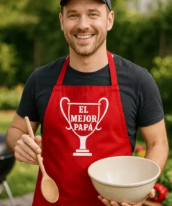 Delantal divertido Mejor papá como regalo de cumpleaños para padre cocinillas