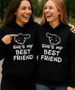 Jersey divertido Mejor amiga con diseño SHE'S MY BEST SHE'S MY BEST FRIEND FRIEND
