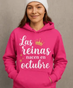 Jersey divertido Reinas nacen en octubre con diseño de regalo original para cumple de octubre