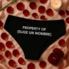 Ropa interior hombre Property of con nombre personalizado para regalo cumpleaños o despedida