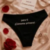 Ropa interior mujer cómeme primero como regalo de cumpleaños o despedida de soltera