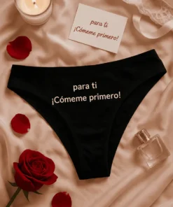 Ropa interior mujer cómeme primero como regalo de cumpleaños o despedida de soltera