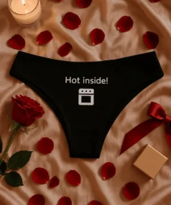 Ropa interior mujer Caliente por dentro como regalo de cumpleaños divertido para mujer