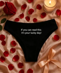 Ropa interior mujer Día de suerte para regalo de cumpleaños o despedida de soltera