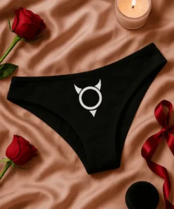 Ropa interior mujer diablillo divertido como regalo de cumpleaños o despedida de soltera
