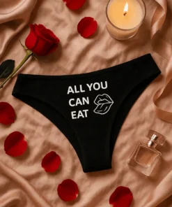Ropa interior mujer Todo lo que puedas comer para regalo de cumpleaños o despedida de soltera