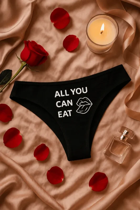 Ropa interior mujer Todo lo que puedas comer para regalo de cumpleaños o despedida de soltera