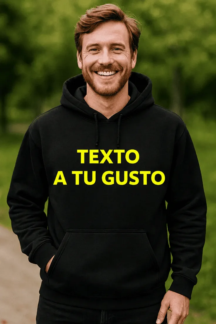 Sudadera con capucha Texto a tu gusto como regalo de cumpleaños con mensaje personalizado